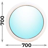 Окно 700x700 глухое круглое (Novotex) Круглое Novotex