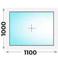 Пластиковое окно Veka WHS 1100x1000 глухое