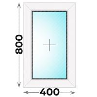 Пластиковое окно MELKE 400x800 глухое