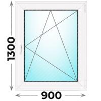 Окно 900x1300 одностворчатое (Novotex) Одностворчатое Novotex