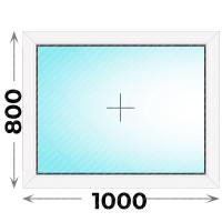 Пластиковое окно Veka WHS 1000x800 глухое