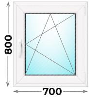 Окно 700x800 одностворчатое (Novotex) Одностворчатое Novotex