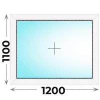 Пластиковое окно Veka WHS 1200x1100 глухое