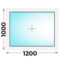 Пластиковое окно Veka WHS 1200x1000 глухое