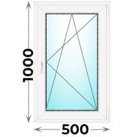 Окно 500x1000 одностворчатое (Novotex) Одностворчатое Novotex